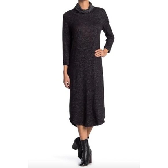 NWT Bobeau knit sweater dress with built-in face covering mask Medium - Picture 1 of 9